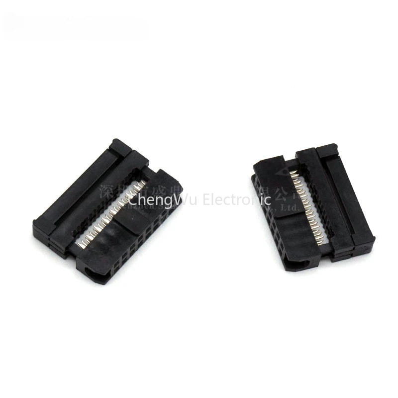 5set 2.0mm FC-6P/8/10/14/16/20/26/30/34/40P Horn Plug Socket IDC Crimping Connector