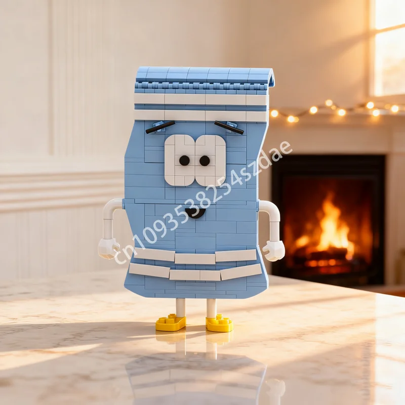 

278 шт. MOC Towelie Ser visusky South Park, сборная модель здания, рождественский подарок, блоки, игрушки, сборка, креативная идея, кирпич для детей