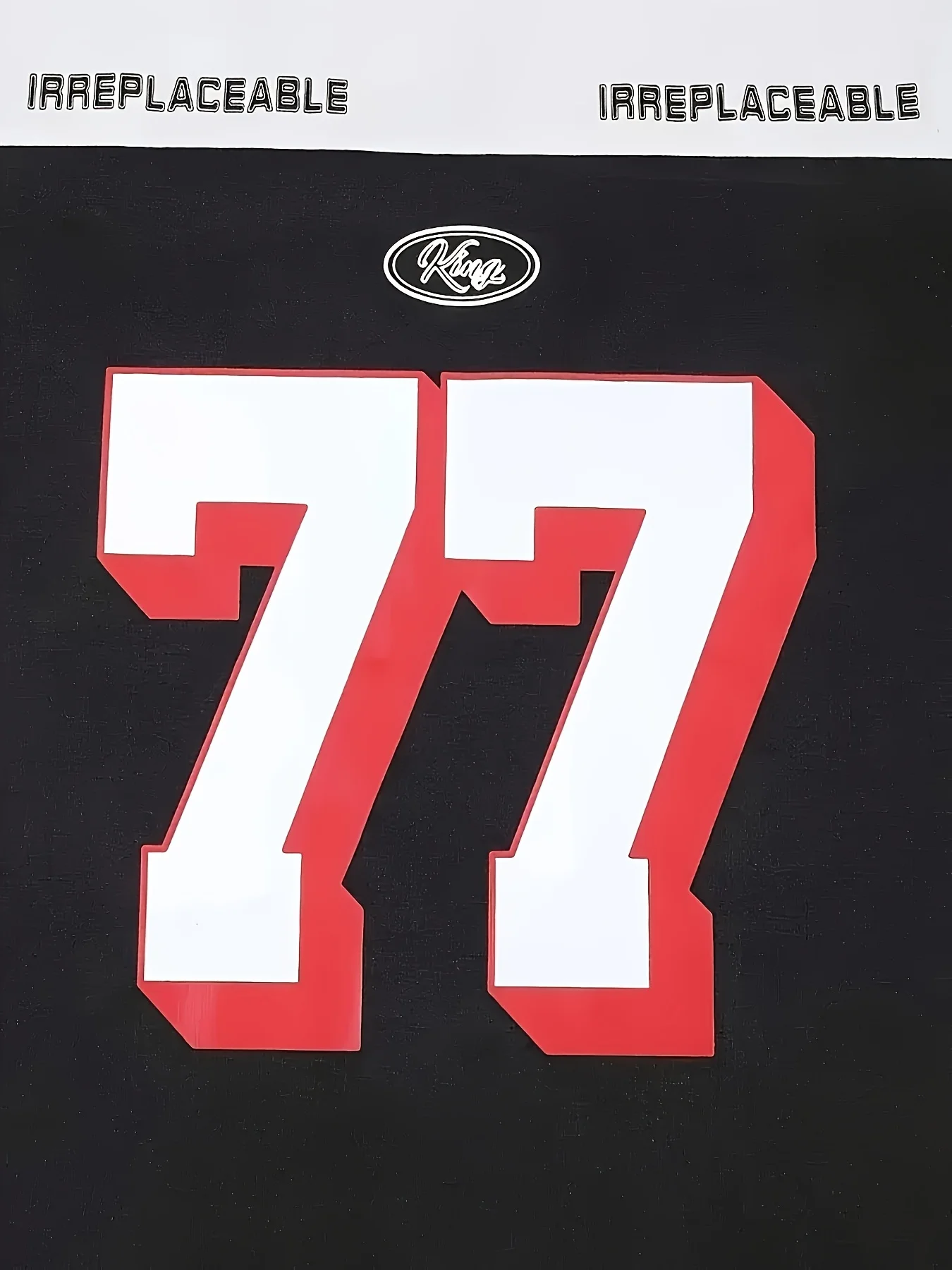 قميص رياضي جيرسي 77 للرجال باللون الأخضر والأبيض بطباعة ثلاثية الأبعاد مع نص غير قابل للاستبدال وخفيف الوزن وجيد التهوية لملابس رياضية غير رسمية