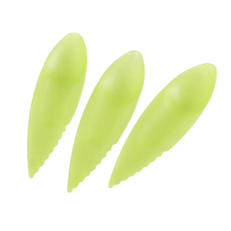 5PCS Plastic Kiwi Spoon Kiwi Dig Scoop Vegetable Fruit Knife Slicer Peeler Cutter Kitchen Tools Peelers Scoop Cutter Candy Color