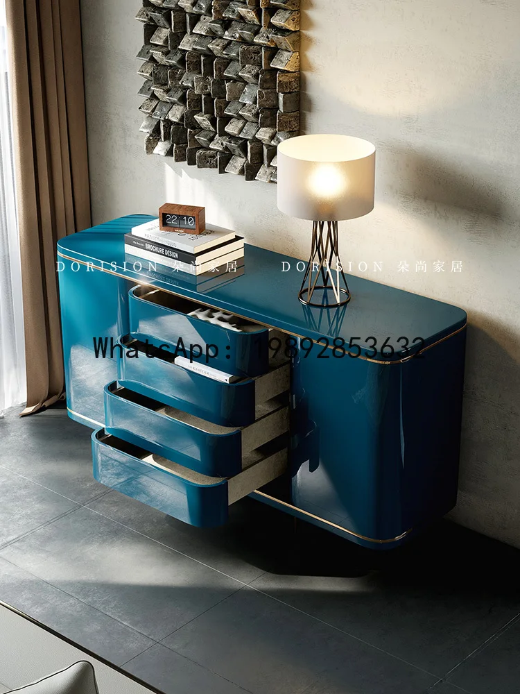YFY High-End Italian Style Light Luxury Entryway   Minimalist Entryway Storage Minimalist Living Room Villa Designer Model