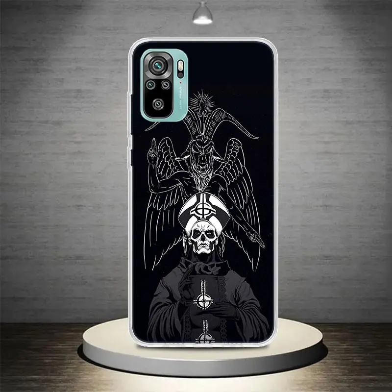 Ghost Papa Emeritus Phone Case Shell For Xiaomi Redmi 10 10A 12 12C 9 9A 9C 9T 10C 8 8A 7 7A 6A 6 Pro K20 K30 K40 Pattern Cover