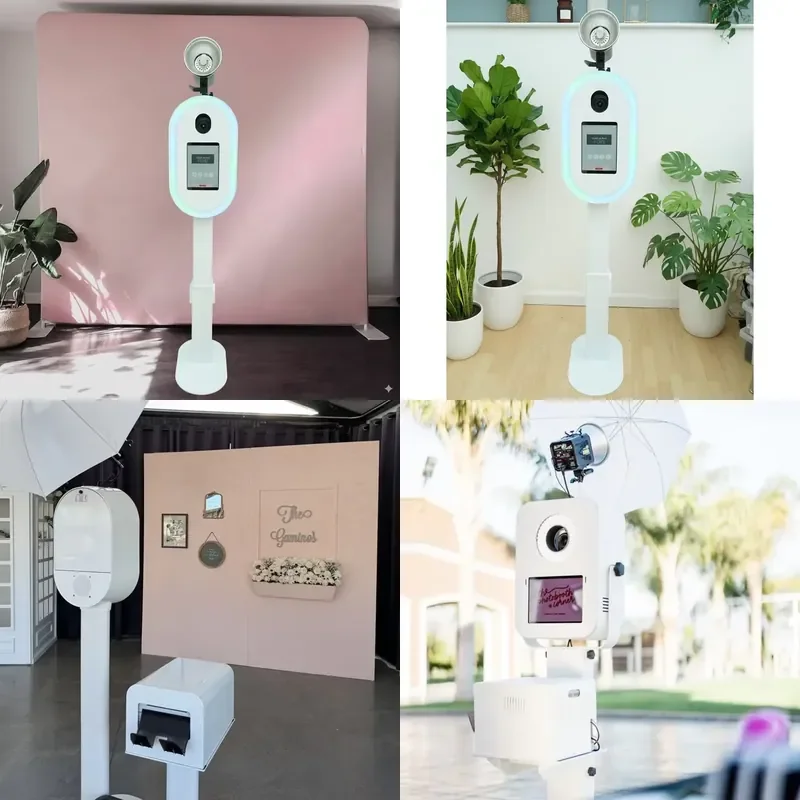 Hot Selling Party Wedding Event Digital SLR Camera Photo Booth New Design Selfie Photo Booth with LED Light for