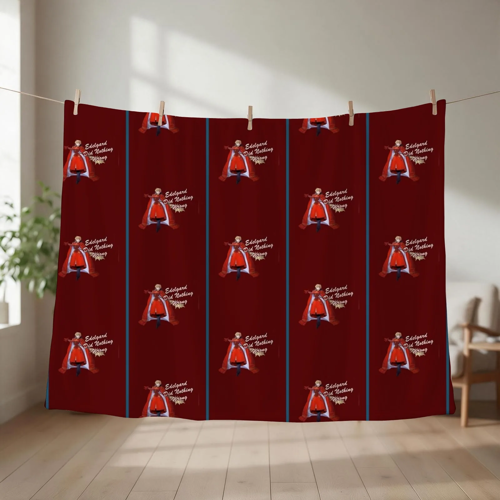Edelgard Did Nothing Wrong Graphic Throw Blanket Giant Sofa Bed cosplay anime Blankets For Baby Blankets