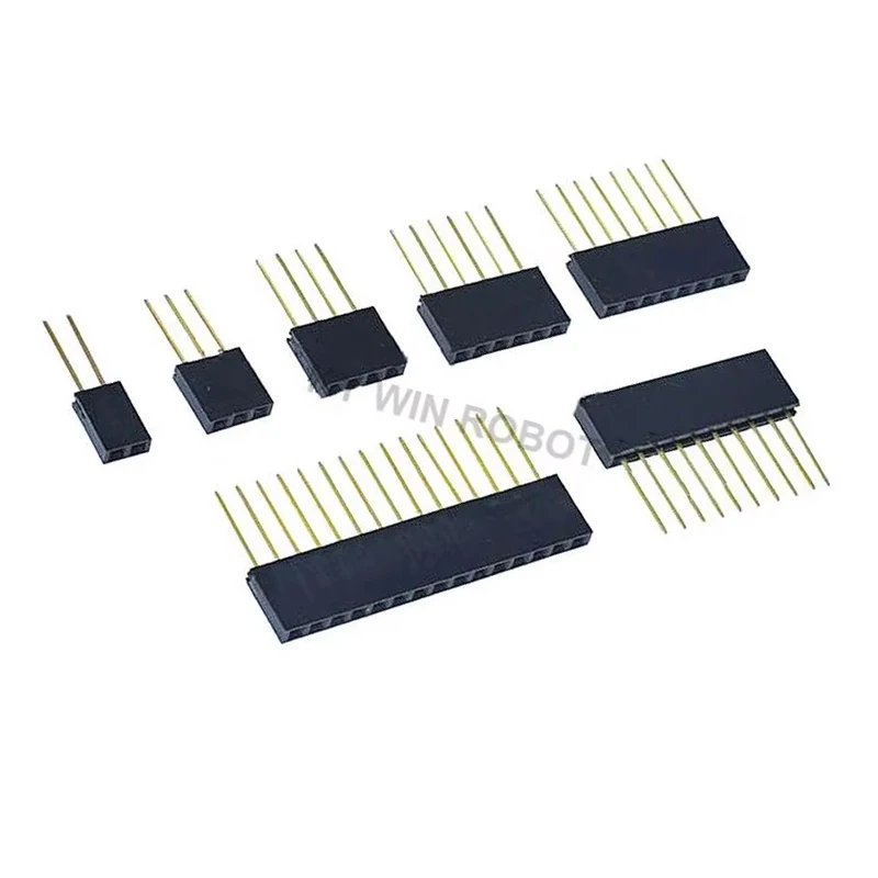 10 sztuk/partia 2.54mm 1x2P/3P/4P/5P/6P/8P/10P/15P Pin żeńskie złącze nagłówkowe podwójnego rzędu PC104 dla trybu Raspberry Pi 2 — zdjęcie 6