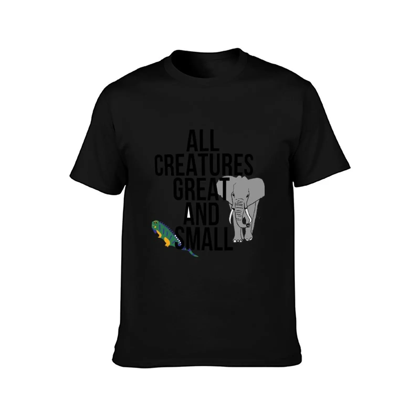 All Creatures Great and Small (7) T-Shirt, Summer Casual Cotton Tee, Oversized Streetwear Tops, Vintage Graphic Print