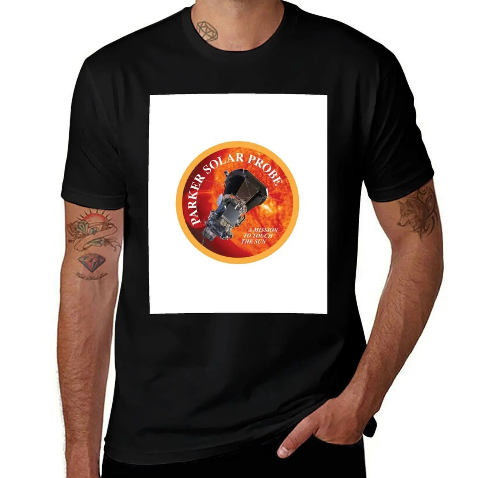 Parker Space Probe, formerly Space Probe Plus Logo T-Shirt All Weather Casual Short Sleeve T-Shirt