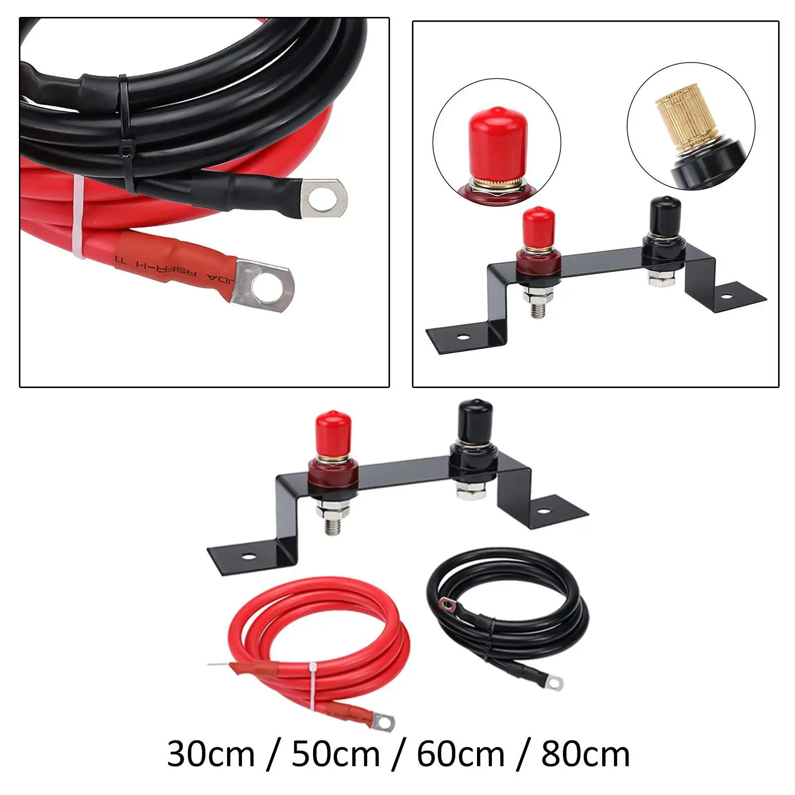 Battery Relocation Kit Premium Battery Jump Post Kit for UTV Car RV