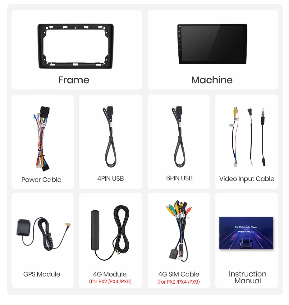 AWESAFE Kabelloses CarPlay Android Radio für Citroen C2 C3 2001-2010 mit GPS-Navigation Bluetooth WiFi Schnellstart DSP FM Plug & Play – Detail 28