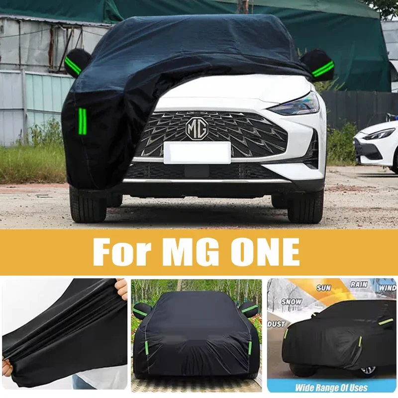 

For Mg ONE Full Car Cover Four Seasons Universal Outdoor Sun Anti UV Rain Snow Dust Protection Oxford Cloth Car Accessories