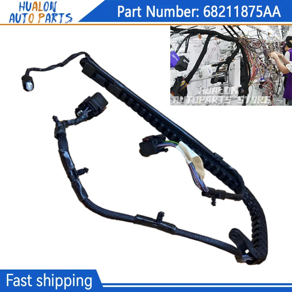 

68211875AA Sliding Door Left Wiring harness Track Mopar For Grand Caravan Town 2013-2020 P68211875AA 68211875AA 21391728