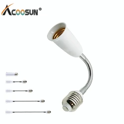 20CM 30CM 40CM 50CM 60CM flessibile da E27 a E27 portalampada di estensione della lampadina a LED portalampada portalampada a LED convertitore Base della lampada