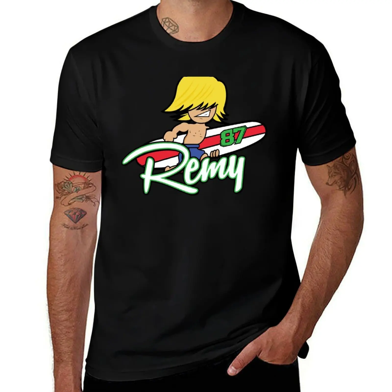 

Remy Gardner T-Shirt anime figures graphic t shirts oversized graphic tee cotton t shirt men