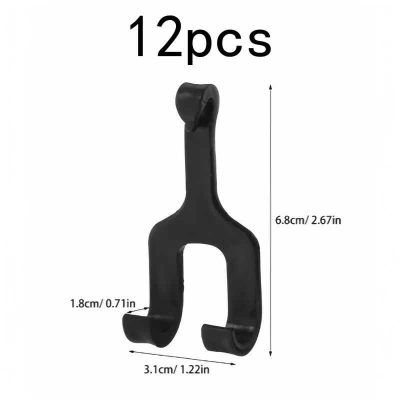 Pack of 12 Plant Support Hooks, Non-slip Hold for Watermelon and Cantaloupe Vines, Easy Installation
