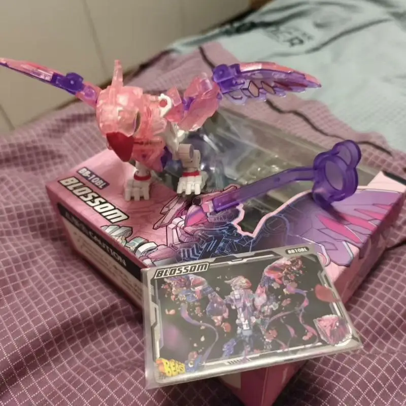52 jouets bête boîte série fleur fée cerisier perroquet Transformable figurine modèle d'assemblage à la mode Mecha jouet pour âges