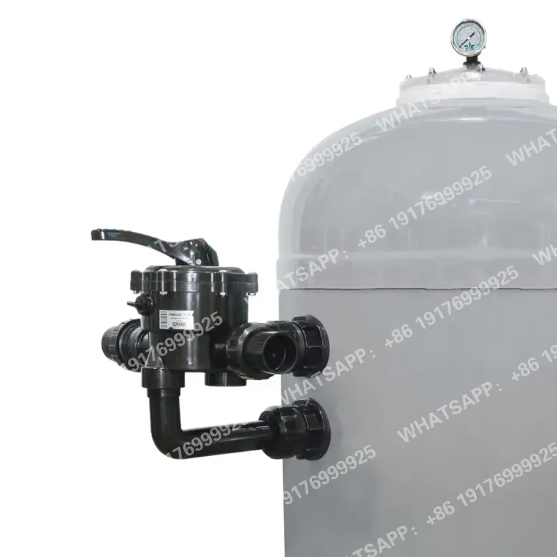 Fiberglass Sand Filter 540mm Diameter 1350mm Height Swimming Pool Filter Tank 6-Way Valve DSL Model DSL-JS13500 0.20 Pool