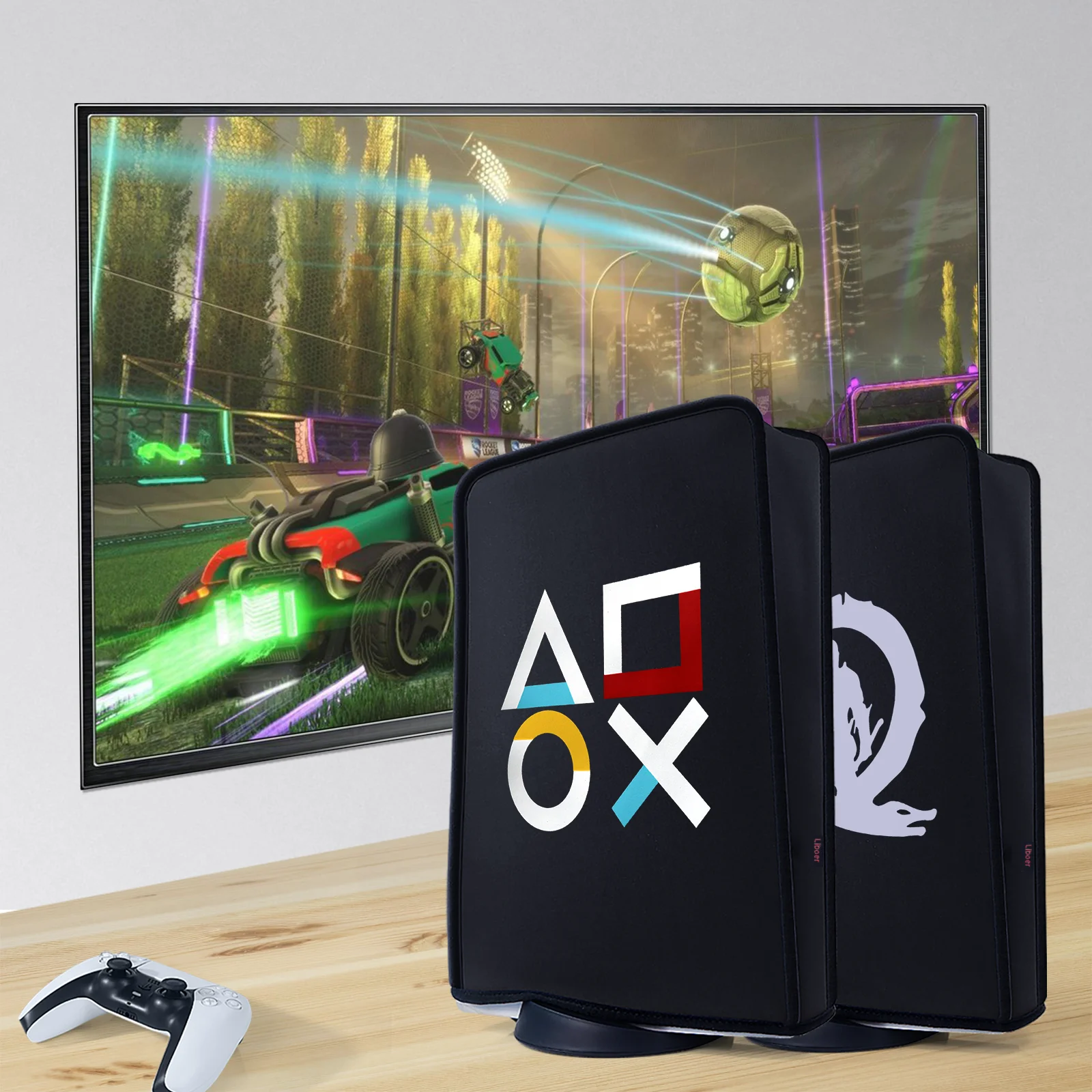 Dust Cover for PS5 Game Console Anti-scratch Waterproof Dustproof Removable Protective Case for Playstation 5 Gaming Accessories