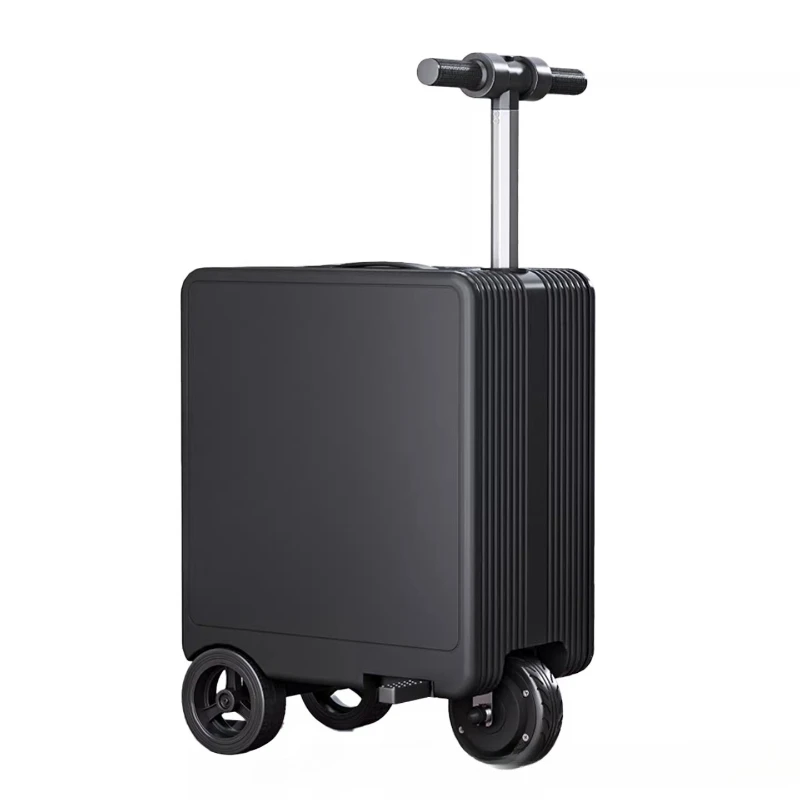 

Electric suitcase 20 inches can be boarded and cycled, suitcase trolley case can seat adults