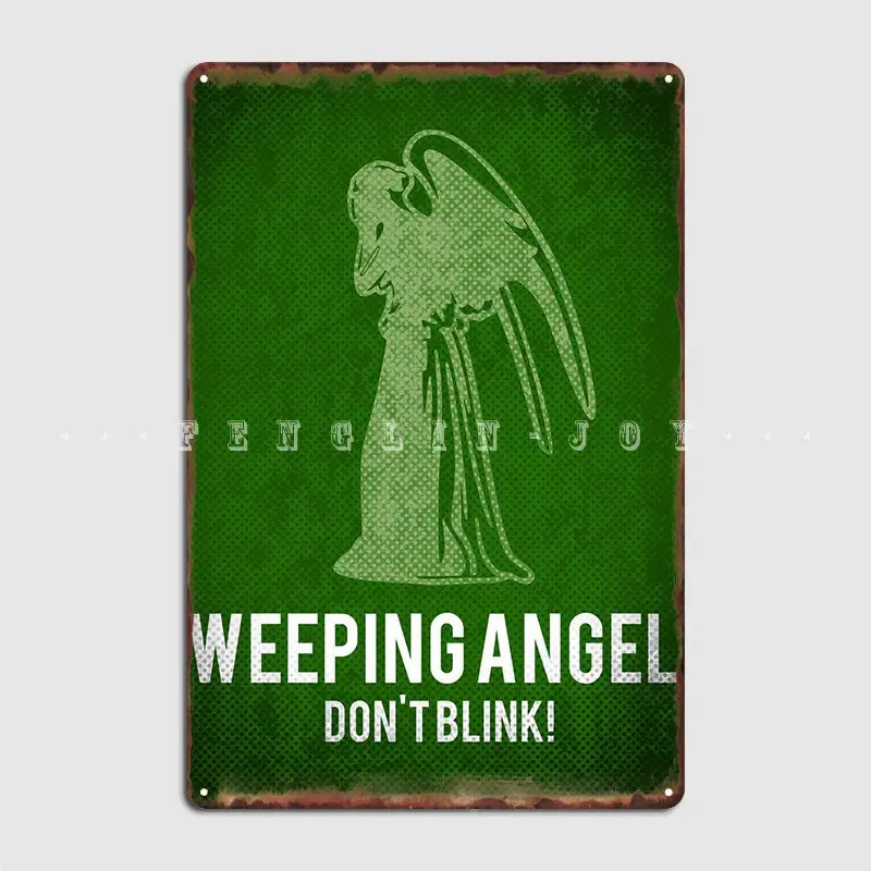 Weeping Angel Metal Sign Cinema Garage Club Bar Printing Painting Décor Tin Sign Poster