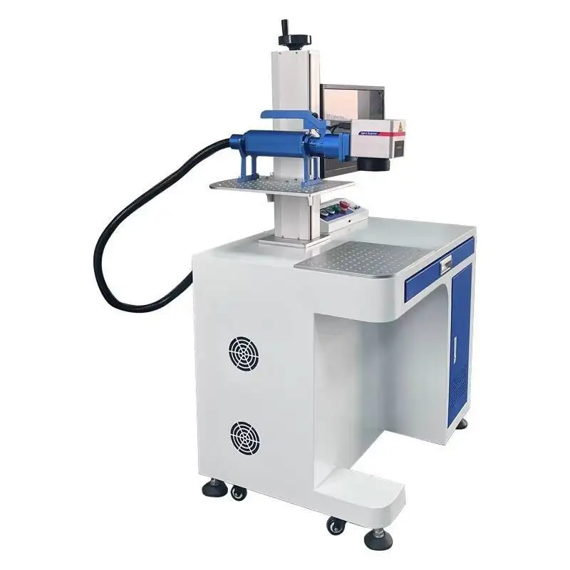 Desktop Handheld Fiber Machine Metal Sign Tag Engraving Dual-Use Laser Marking