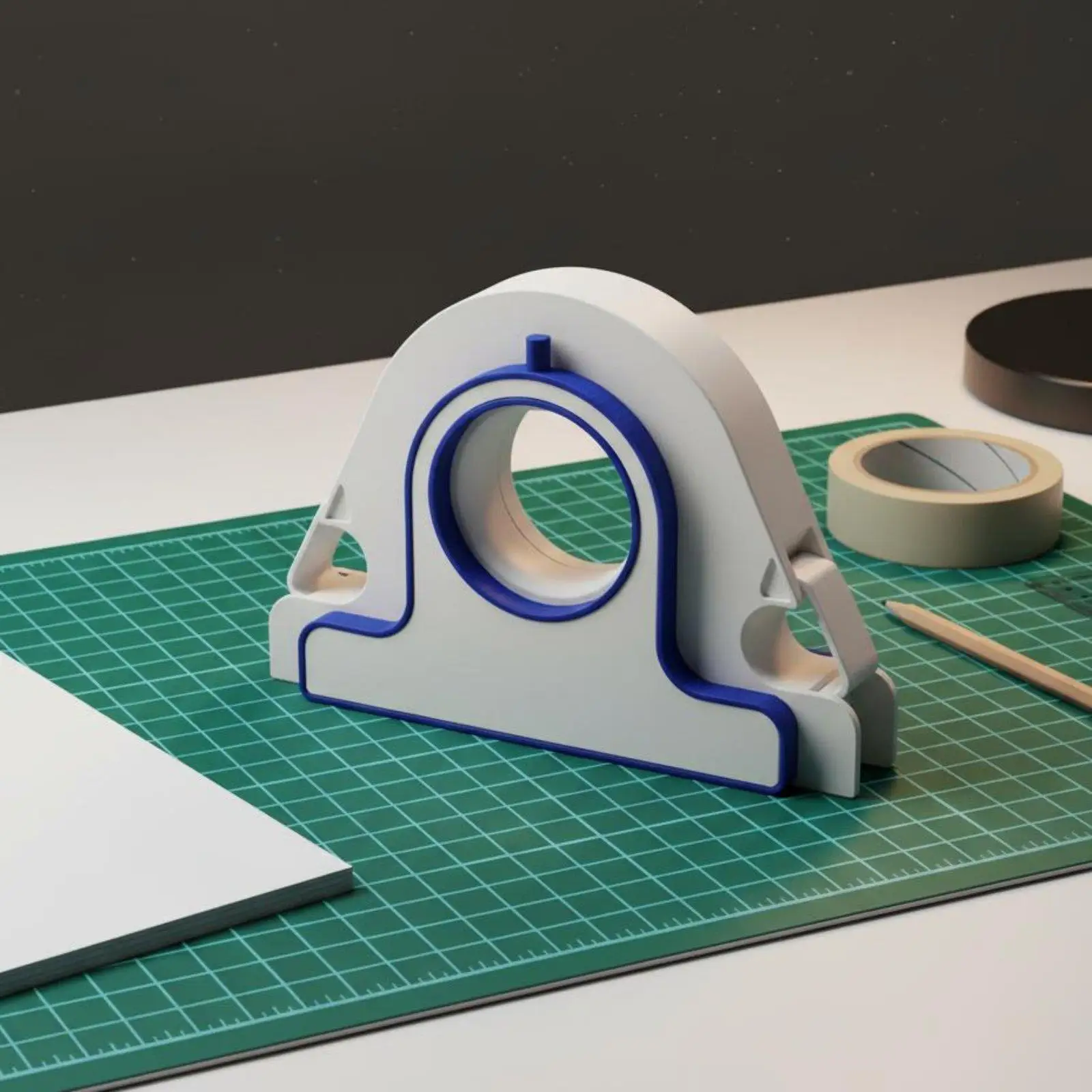 Adhesive Tape Applicator Plastic Masking Tape Dispenser for DIY Home Painting and Wall Trim