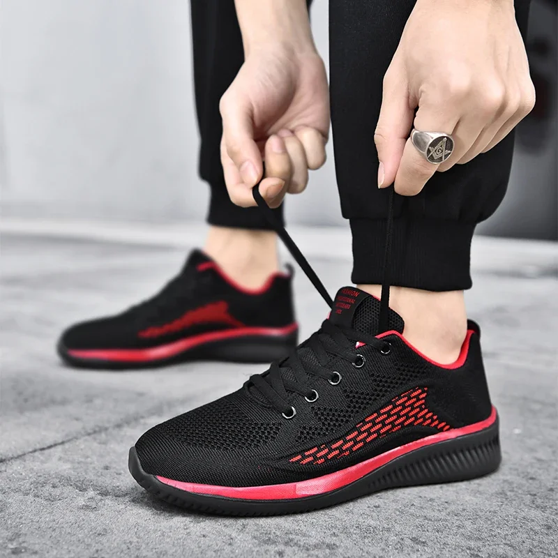 Men Running Shoes 2023 Summer Sneakers Breathable Classical Mesh Casual Men Sport Shoes Lightweight Male Fashion Tenis Masculino