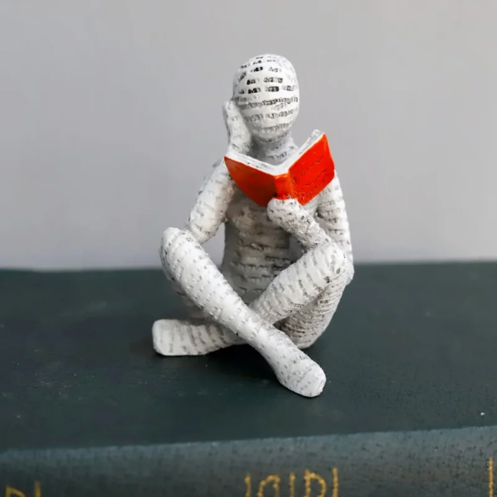 รูปปั้นเรซินผู้หญิงอ่านหนังสือ - Art Craft Website บทวิจารณ์และราคา