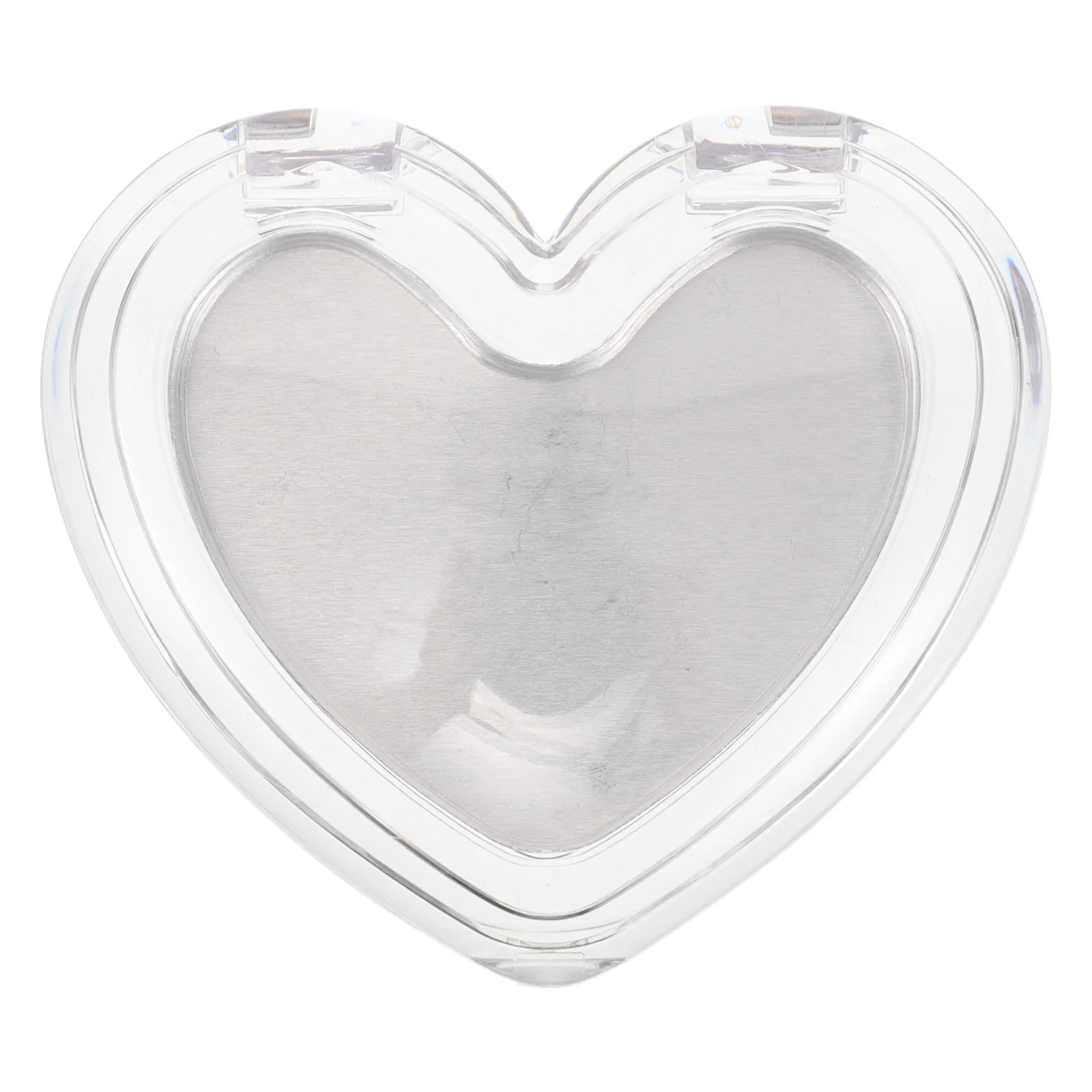 

Heart Shaped Makeup Palette Transparent Refillable Container For Highlighter Concealer Contour Powder Empty Organizer