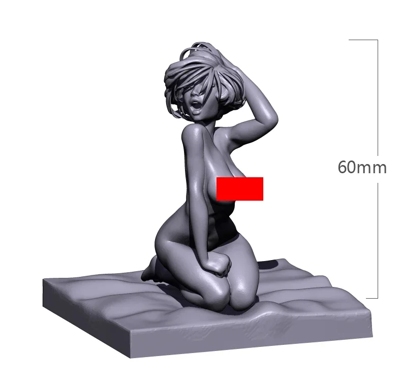 

Resin Model Kits Sleeping Girl Figurine Unpainted No Color RW-453