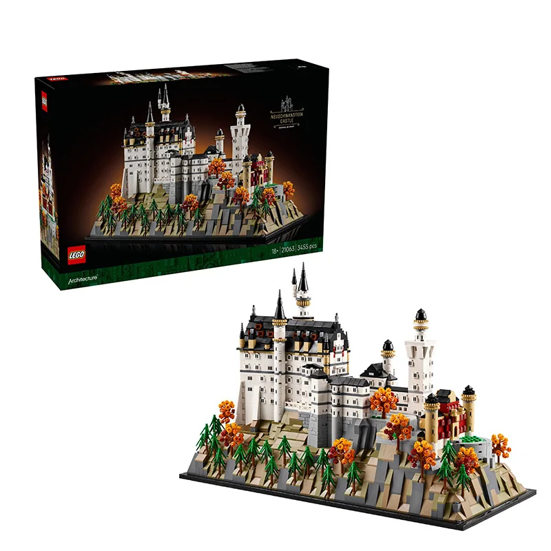 

Lego 21063, новый замок «Черный лебедь», строительные блоки, игрушки для мальчиков и девочек, детские подарки