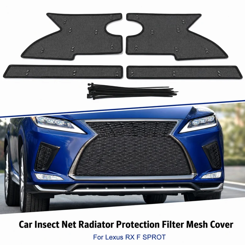 For Lexus RX F SPROT Car Insect Net Radiator Protection Filter Mesh Cover Anti-Pollen Shield Auto Parts 115 Characters