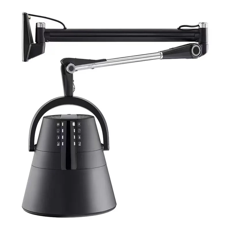 Wall-mounted Barbershop Oil Hair Steamer Hood Dryer 800W Adjustment Hair Styling Tool for Beauty Salons