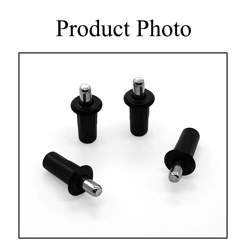 10pcs Spring Loaded Replacement Pins Cabinet Door Repair Pins Kit Shutter Louver Repair Pin ABS Plastic Retractable Door Hinge