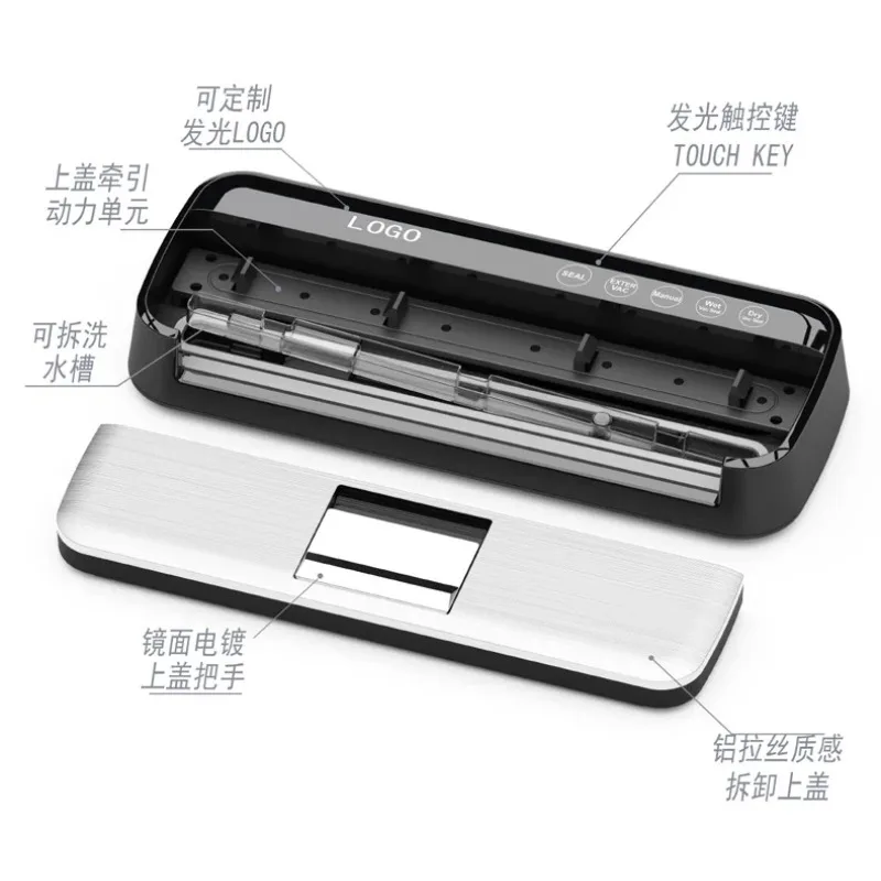 Vacuum packaging machine Household automatic vacuum food preservation machine Sealing small plastic sealing machine