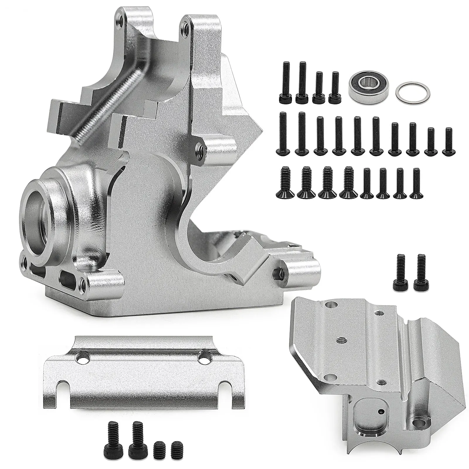 RCMMTING Aluminum Front Rear Gearbox Case for ARRMA 1/8 Kraton Outcast Typhon Notorious 1/7 Infraction Felony Mojave Limitless