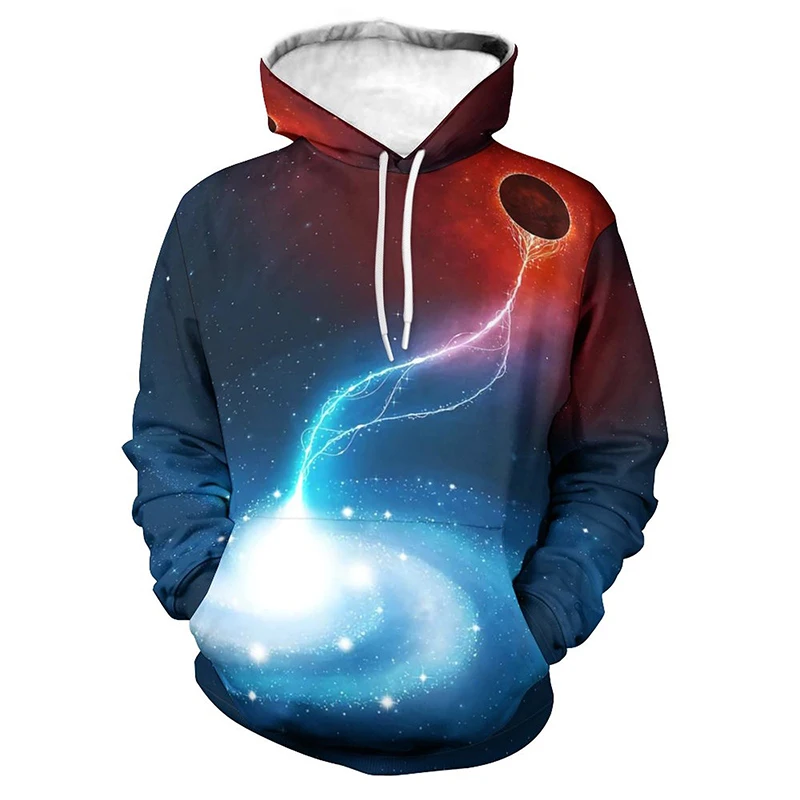 2022 New Pullover Space Universe Starry 3D Printed Men Women Children Casual Swearshirts Fashion Harajuku Hoodies Streetwear