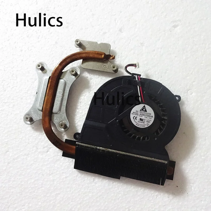 Hulics Used For SAMSUNG RV411 RC410 RC510 RV511 RC520 RV520 RV420 BA62-00545B BA62-00545C Laptop CPU Heatsink Cooling Fan
