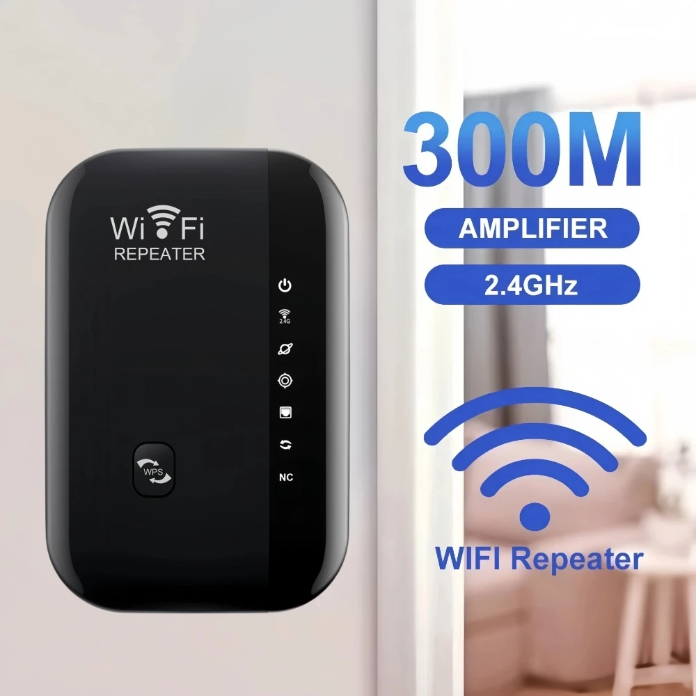 300Mbps WiFi Repeater Wireless WiFi Extender Router WiFi Signal Amplifier Wi Fi Booster Long Range Wi-Fi Repeater Access Point