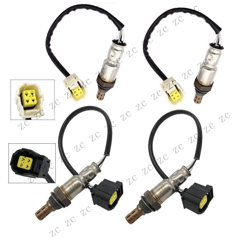 S+ 4PCS Upstream+Downstream Oxygen Sensor For 2012-2018 Jeep Wrangler 3.6L V6 USA