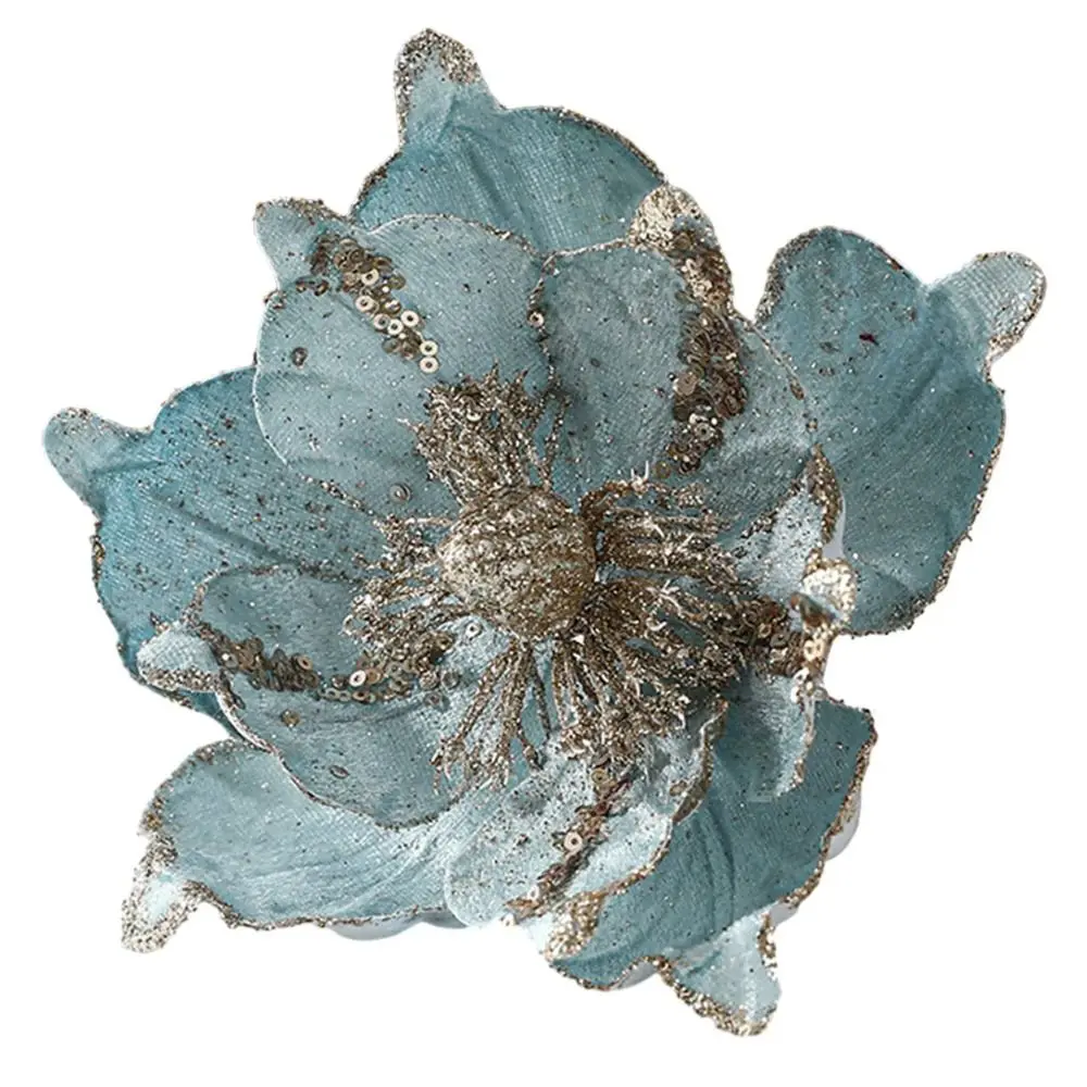 Creative DIY Christmas Flower Pendants Cloth Handmade Simulated Xmas Flower Multi-layer Xmas Tree Oranments Merry Christmas