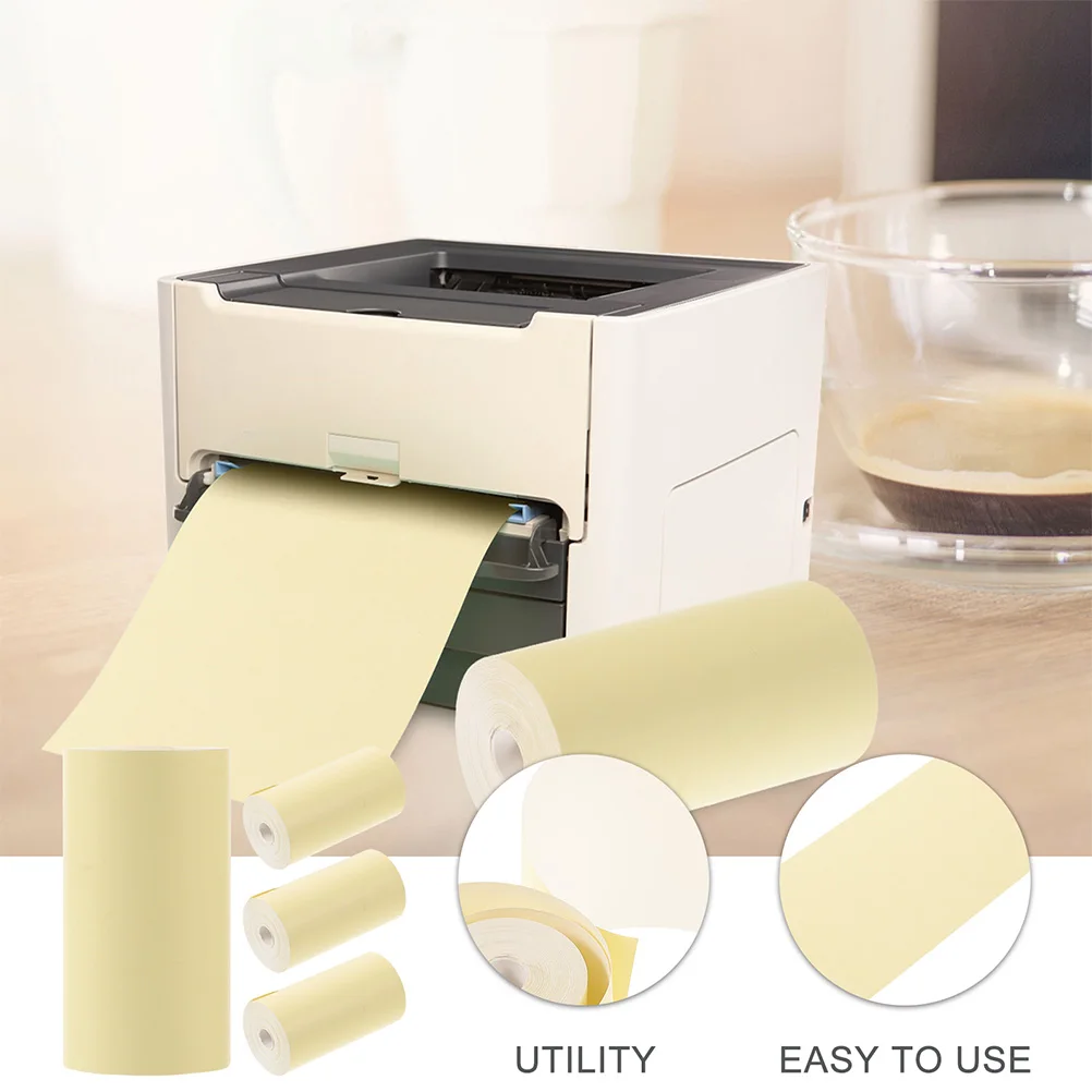 5 Rolls Thermal Smooth Printing For Credit Card Machine Multipurpose Receipt Paper Till Roll Thermal Printer Paper