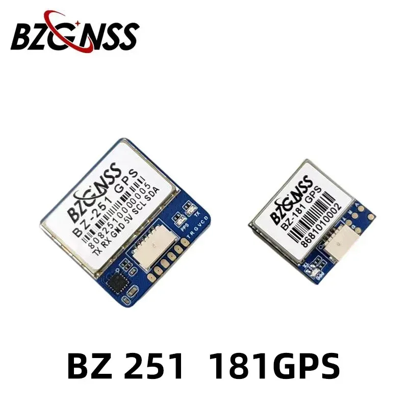 

Модули GPS BZ-121, BZ-181, BZ-251 M10 с двойным протоколом для FPV-дронов и FPV-самолетов, запчасти для спасательных операций и возврата при потере управления, горячая продажа