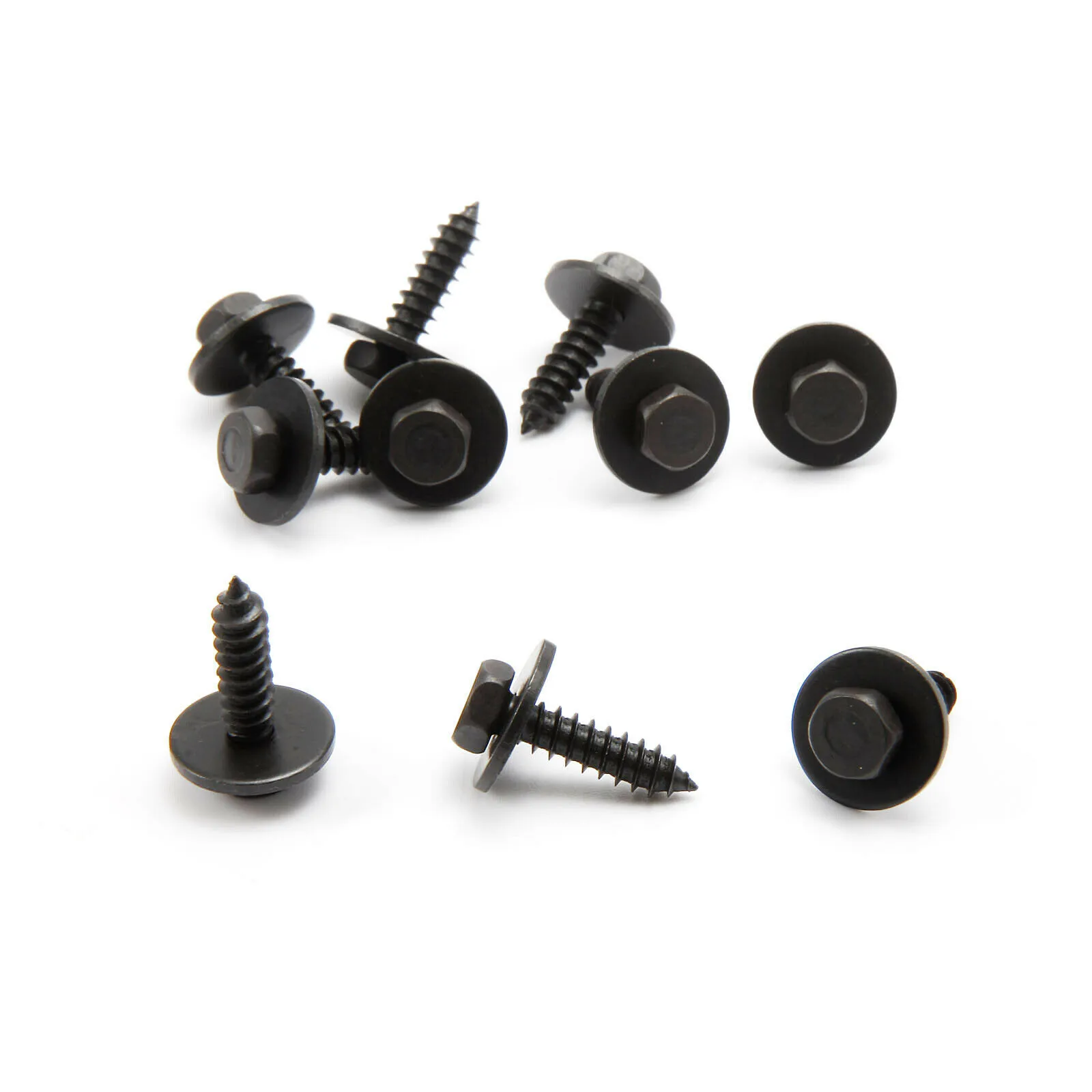 For BMW Chassis Guard Screws 20pcs & Silver Car Dashboard Panel Fender Fastener U-Type Clip Accessories For BMW