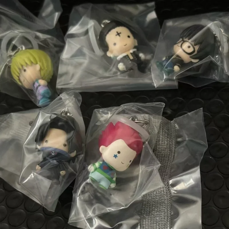 Bandai Hunter X Hunter Phantom Troupe Keychain Chrollo Hisoka Shizuku Gashapon Figure Pendant Anime Collectible Decor Gift Toys view 4