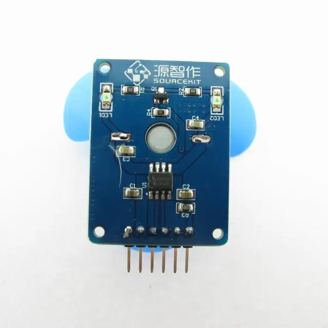 Controle experimental do motor da c.c. do módulo 5v compatível arduino do ventilador da c.c. único microcomputador da microplaqueta para a frente e controle reverso