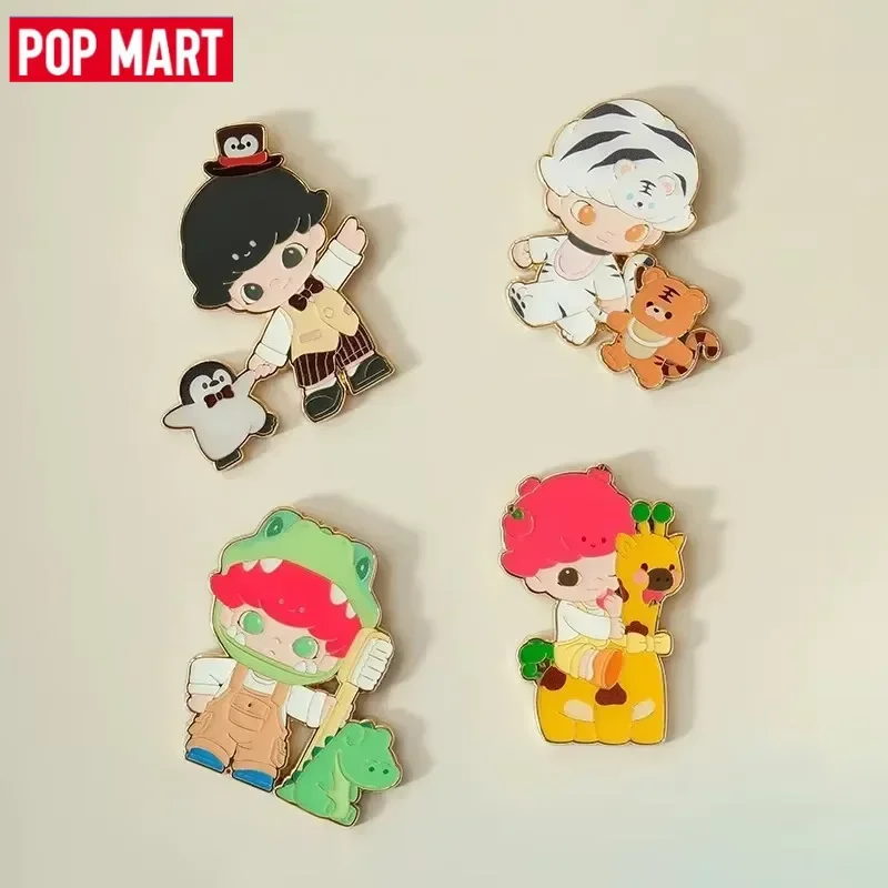 

POP MART Dimoo Animal Kingdom Series - Badge Blind Box Toys Guess Bag Cute Toys Doll Anime Figure Decorations Gift Girl
