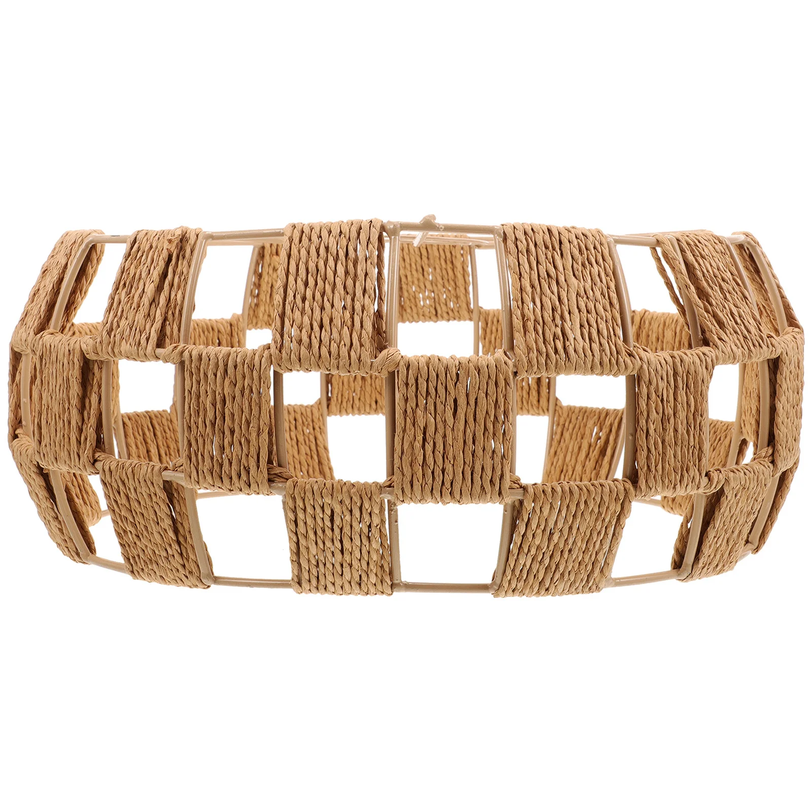 

Ceiling Light Shade Paper Iron Lampshade Japanese Retro Rustic Style Indoor Lamp Cover for Living Room Dining Room Decorative