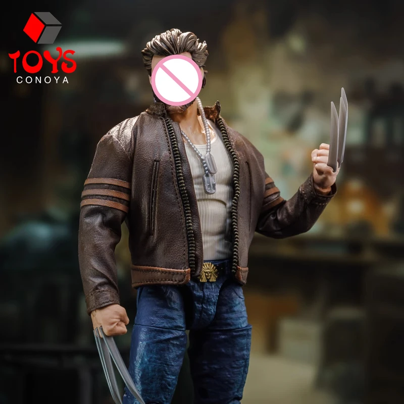 1/12 Scale Male Soldier Leather jacket Clothes Model Fit 6'' Logan Romankey Ant Notaman Male Soldier Action Figure Body