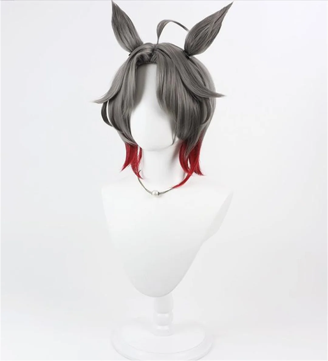 Cosplay Uma Musume Pretty Derby Rose Kingdom Wig Anime character party synthetic fiber heat-resistant ear tail wig