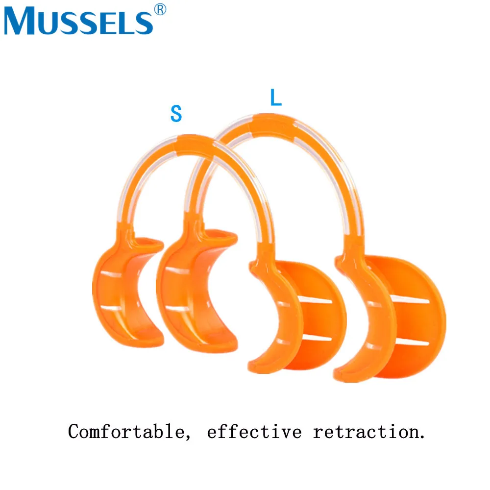 Silikonowy otwieracz do ust zębowy zwijany policzek w kształcie C ortodontyczny wedrodoustny ekspander do ust autoklaw materiał dentystyczny ustny